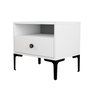 Hanah Home Lizbon 535 Mesilla de Noche Blanca